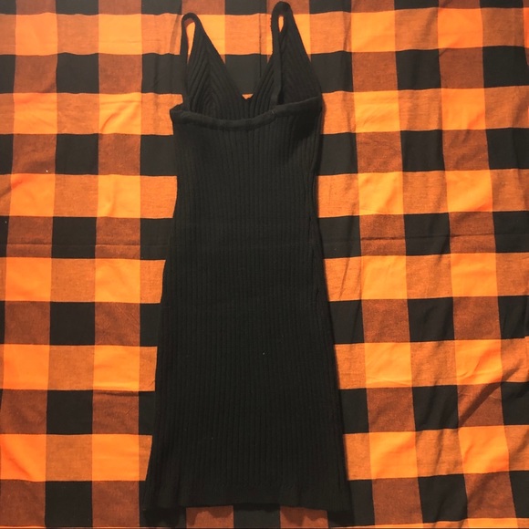 Dolls Kill Black Tank Sweater Dress - Picture 1 of 4